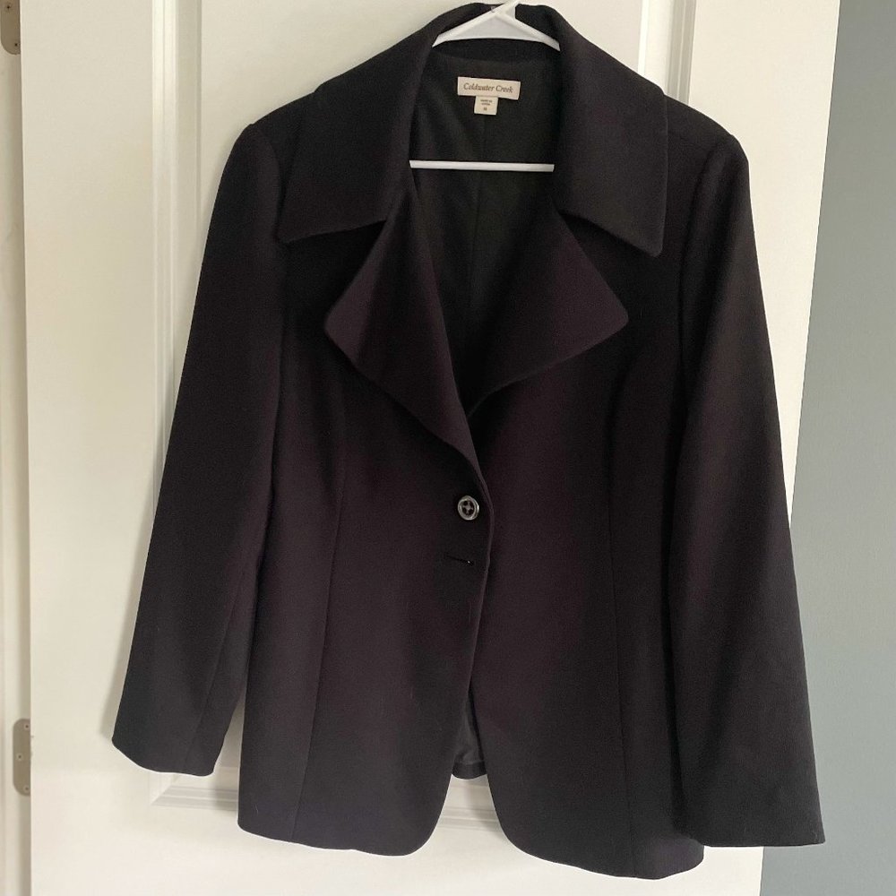 Coldwater Creek Black Dressy Blazer